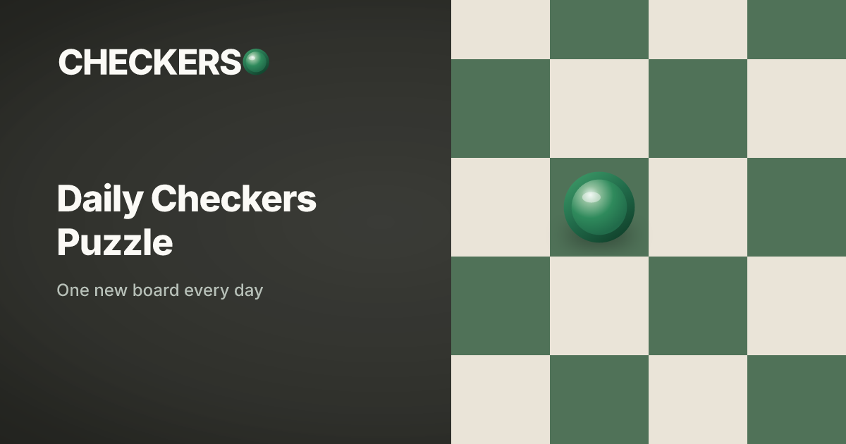 Checkerso cover