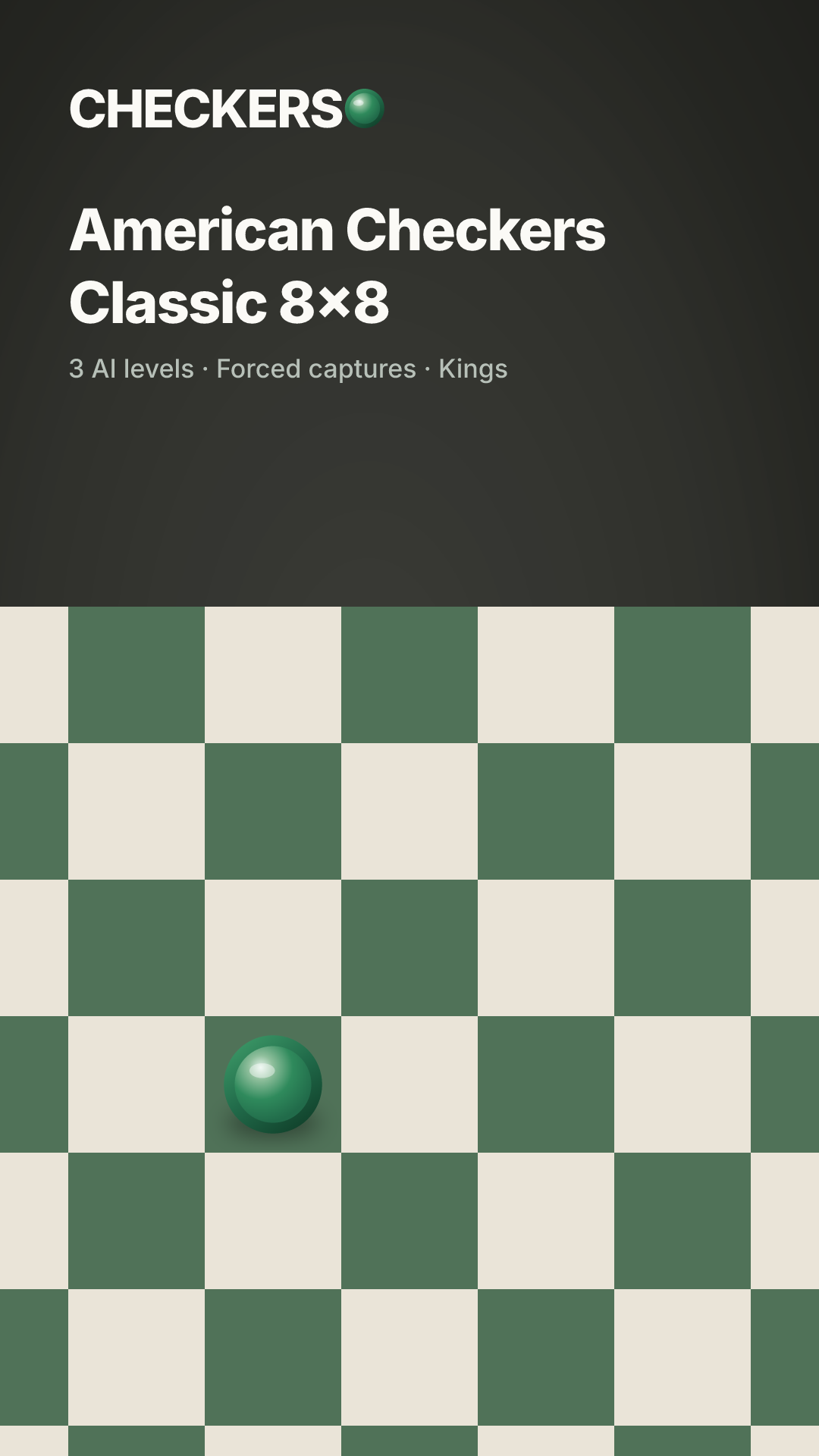 Checkerso, as it opens in a browser tab